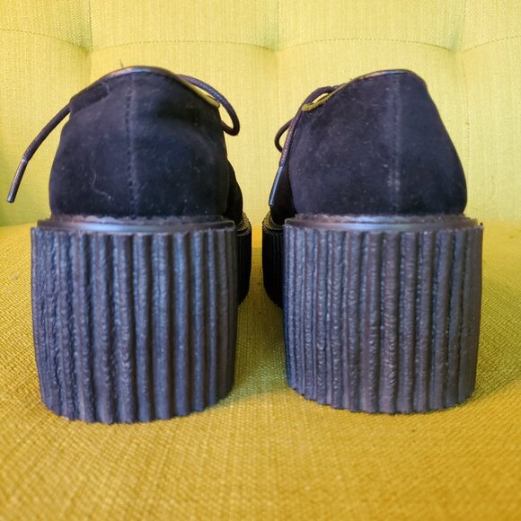 Demonia Creeper 206 Vegan Suede Women's Size 7 - Picture 3 of 6